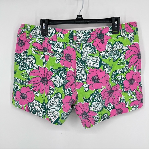 LILLY PULITZER Callahan Shorts Bloomin' Cacoonin' Print Size 14 Summer Plus Size - Picture 3 of 10
